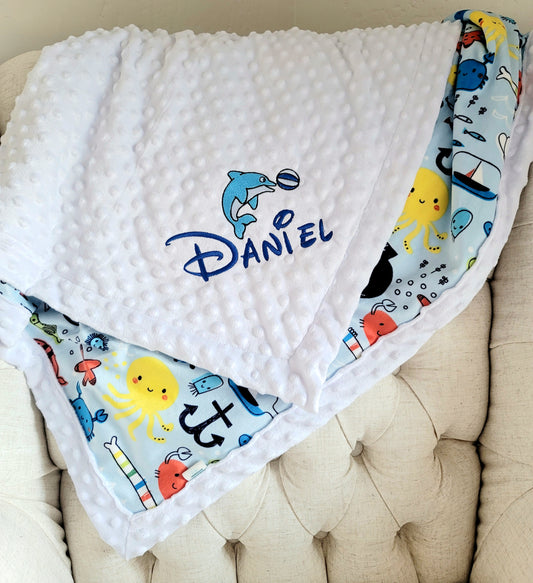 Ocean Baby Blanket